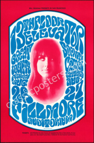 Popular Third Print BG-25 Grace Slick Poster