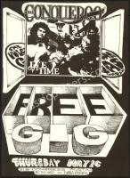 Conqueroo Free Gig Handbill