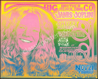 Scarce 1968 Janis Joplin San Antonio Handbill