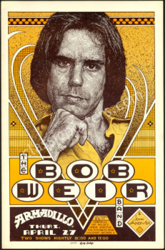 Scarce Bob Weir Armadillo Poster