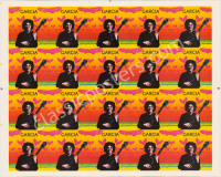 Uncut Sheet of Jerry Garcia "Compliments" Cards