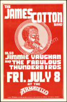 James Cotton Jimmie Vaughan Armadillo Poster