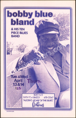 Attractive Bobby Blue Bland Antones Poster