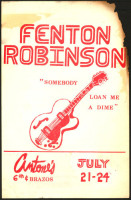 Antones Poster Featuring Fenton Robinson