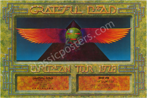 1978 Grateful Dead Rainbow Theater Poster