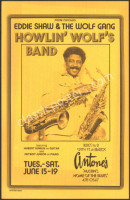 Scarce Howlin‚Äô Wolf's Band Antones Poster