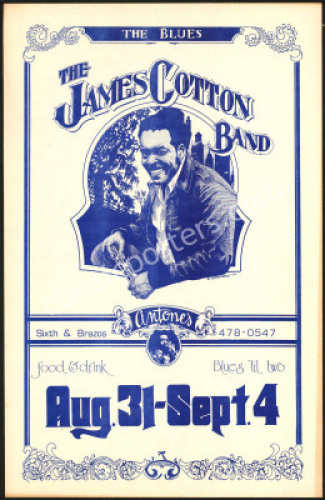 1976 James Cotton Antones Poster