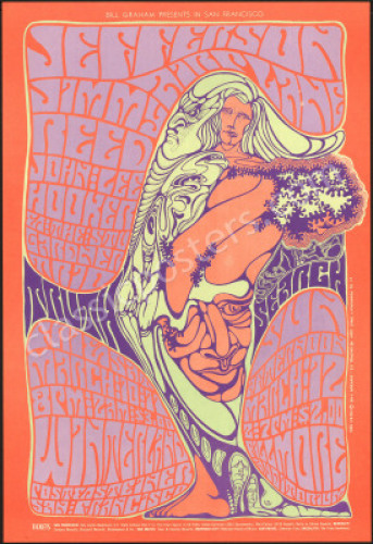 Near Mint BG-54 Jefferson Airplane Poster