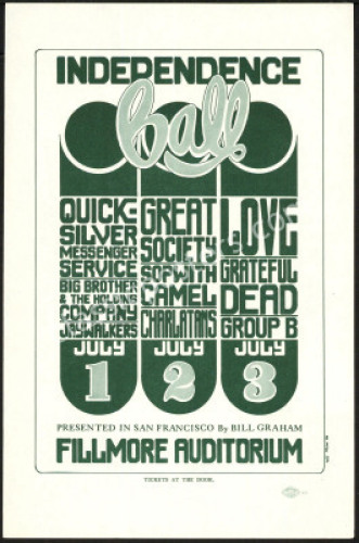 Attractive BG-14 The Fillmore Handbill