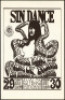 Scarce FD-6 Sin Dance Handbill