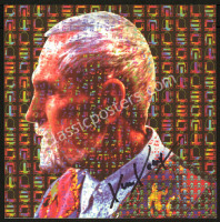 Wonderful Signed Leary Profile Blotter Art