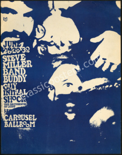 Steve Miller Carousel Ballroom Poster