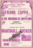 Frank Zappa Capital Theater Poster