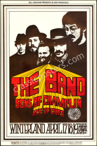 Near Mint Original BG-169 The Band Poster