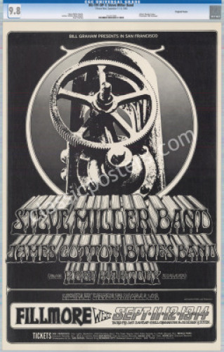 Mint Certified BG-191 Steve Miller Poster