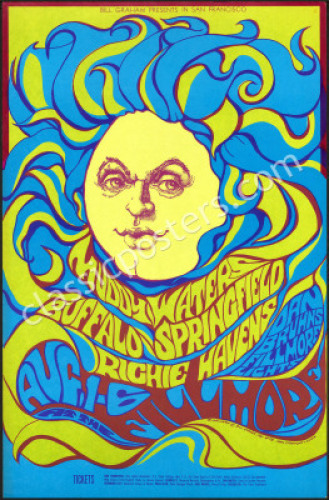 Stunning BG-76 Buffalo Springfield Poster