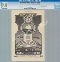 Scarce Certified AOR 4.136 Grateful Dead Handbill