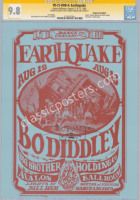 Beautiful Signed FD-21 Earthquake Handbill