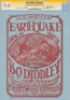 Beautiful Signed FD-21 Earthquake Handbill