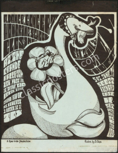 Rare Mother Goose Grande Ballroom Handbill