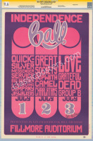 Beautiful Signed Original BG-14 Grateful Dead Poster