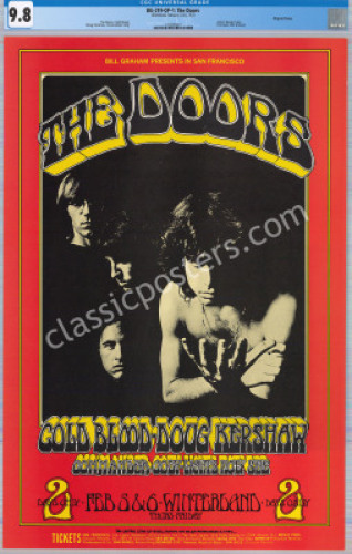 Pristine Certified BG-219 The Doors Poster