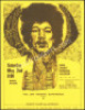 Scarce 1970 Jimi Hendrix Wisconsin Handbill