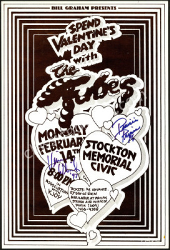 Signed 1978 Tubes Poster