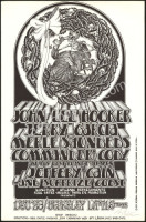 Signed Jerry Garcia John Lee Hooker Poster