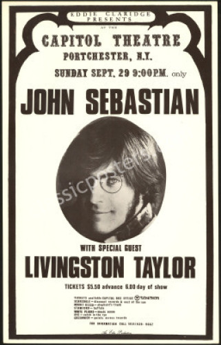 John Sebastian Capitol Theater Poster