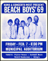 1969 Beach Boys San Antonio Handbill