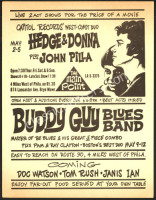 Rare Buddy Guy Janis Ian Handbill