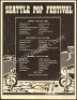 1969 Seattle Pop Festival The Doors Led Zeppelin Handbill