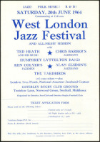 Rare 1964 Eric Clapton West London Flyer