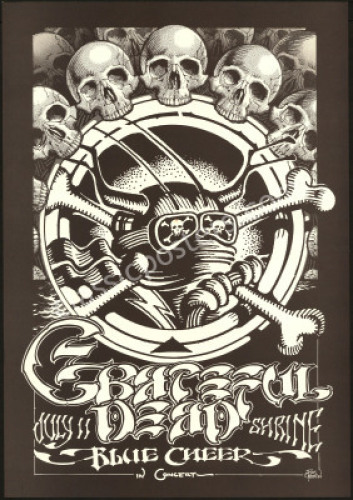 First Print Grateful Dead Shrine Poster by Rick Griffin