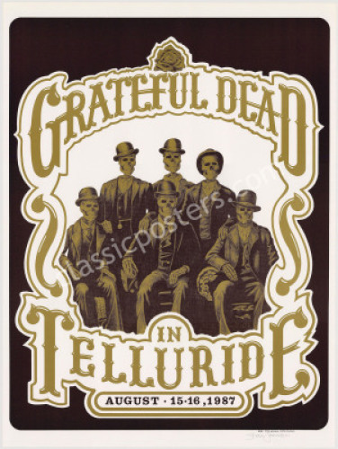Popular Grateful Dead Telluride Poster