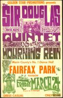Scarce 1967 Sir Douglas Quintet Poster