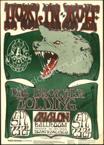 Elusive FD-27 Howlin‚Äô Wolf Poster