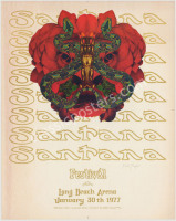 Interesting 1977 Santana Long Beach Test Print