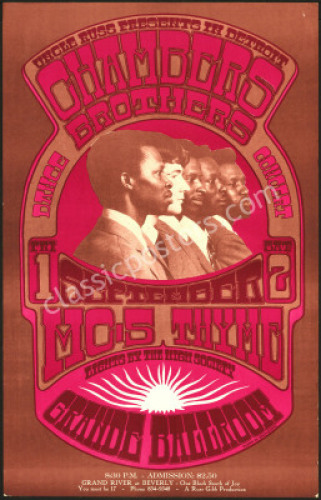 Popular The Chambers Brothers Grande Ballroom Poster