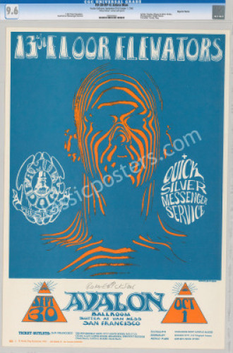 Roky Erikson Signed FD-28 Reprint Poster