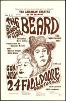 Scarce BG-19 The Beard Handbill