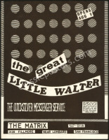 Scarce AOR 2.123 Little Walter Handbill