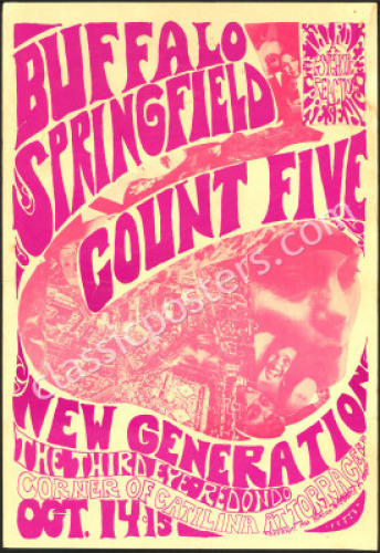 Rare Buffalo Springfield Third Eye Poster