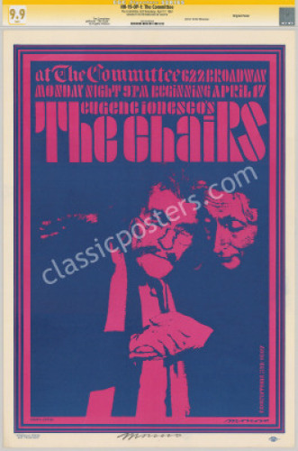 Superb Signed NR-19 The Chairs Poster