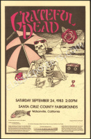 Nice-Looking 1983 Grateful Dead Poster