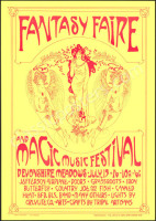 Scarce 1967 Fantasy Faire The Doors Poster