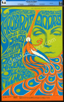 Beautiful Original Signed BG-75 The Doors and The Yardbirds Poster