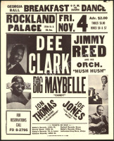 1960 Dee Clark New York Handbill