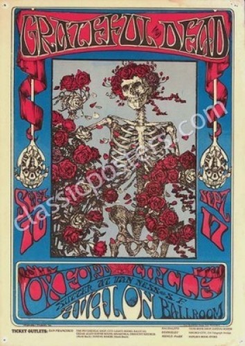 Attractive Original FD-26 Grateful Dead Poster